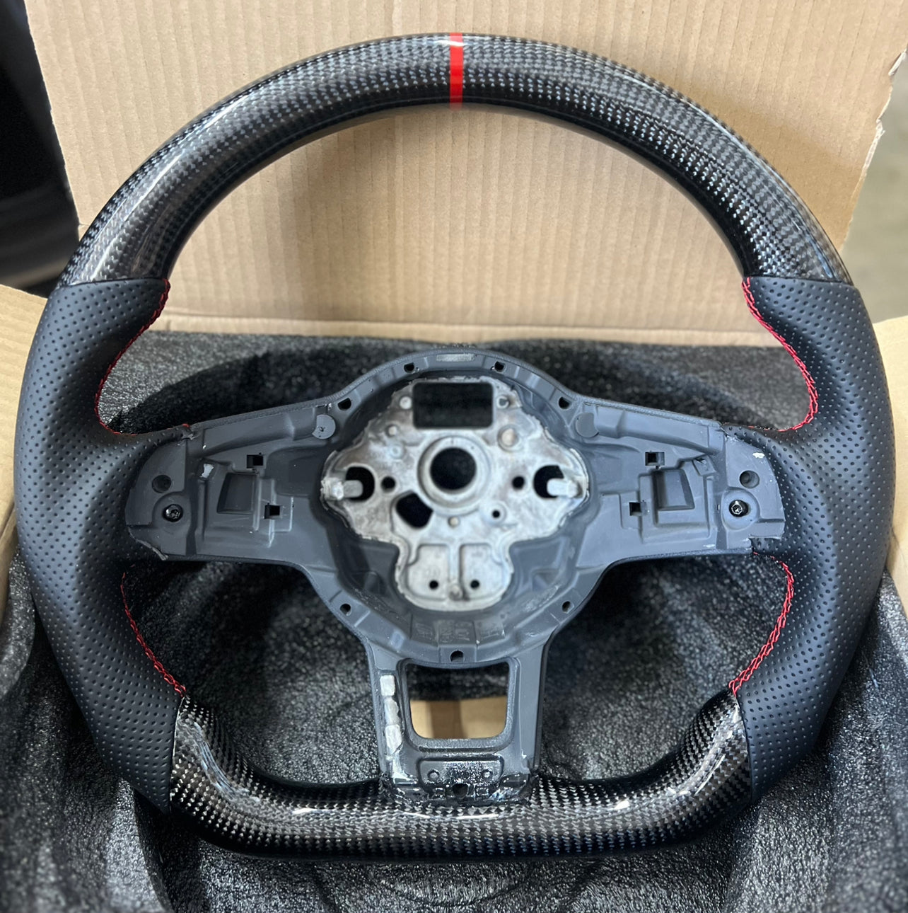 VW GOLF 7/R/GTI/GTD carbon steering wheel