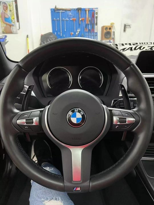 Aluminum shift paddles BMW